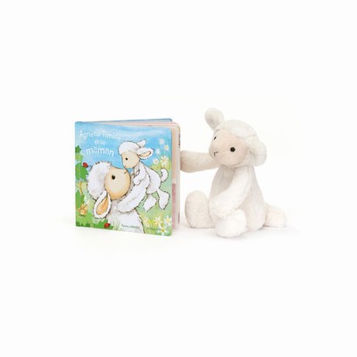 Jellycat Agneau Timide Et Sa Maman Livre and Bashful Lam Medium | RI8513926